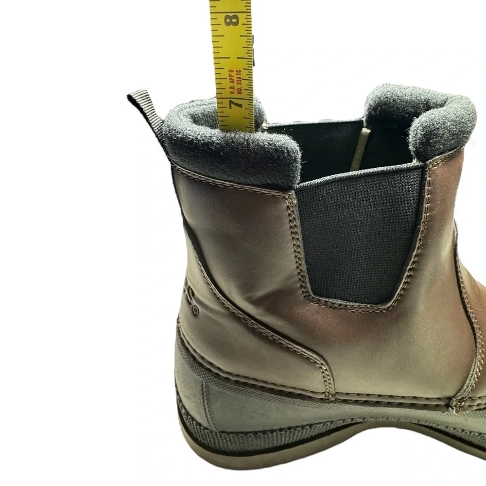 NWT Totes Puffin Black Brown Two-Tone Waterproof Winter Boots Men's Size 9